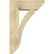 Ekena Millwork Thorton Slat Rough Sawn Bracket w/ Offset Brace, Douglas Fir, 8"W x 22"D x 34"H BKT0806X22X34THR06RDF - alternate 2